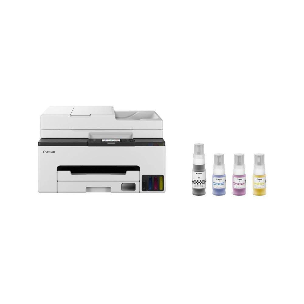 Canon 25788 - CANON 6171C006 con flaconi d'inchiostro inclusi, soluzione completa per stampa continua e senza cartucce.