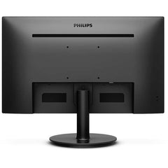 Retro del monitor PHILIPS 28551 - PHILIPS 221V8A/00 con supporto regolabile e predisposizione per montaggio VESA, ideale per postazioni di lavoro.