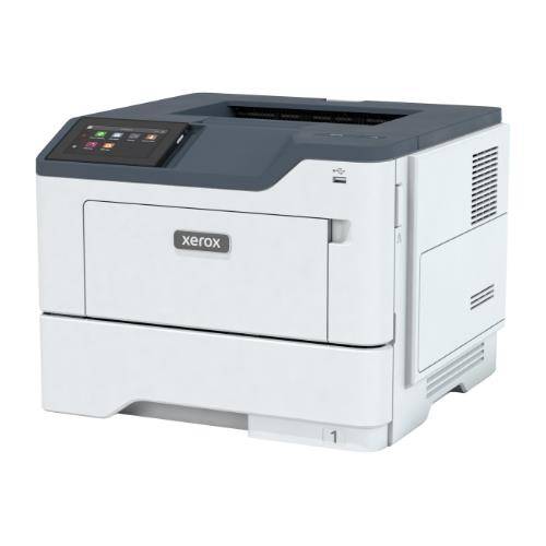 Stampante monocromatica Xerox B410V_DN 29937 compatta con touchscreen a colori da 4,3 pollici, ideale per uffici con alti volumi di stampa.