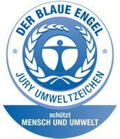 Logo certificazione ambientale Der Blaue Engel per il computer Xerox 29937 - XEROX B410V_DN, tutela dell’ambiente e della salute.