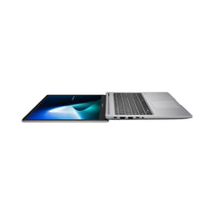 ASUS 90NX0881-M01DF0 completamente aperto a 180 gradi, laptop sottile e versatile con Windows 11 Pro e prova Microsoft 365.