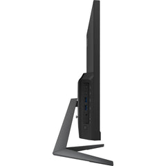 Vista laterale destra del desktop MSI Modern AM242 1M-1252 con porte USB accessibili e profilo ultra-sottile.