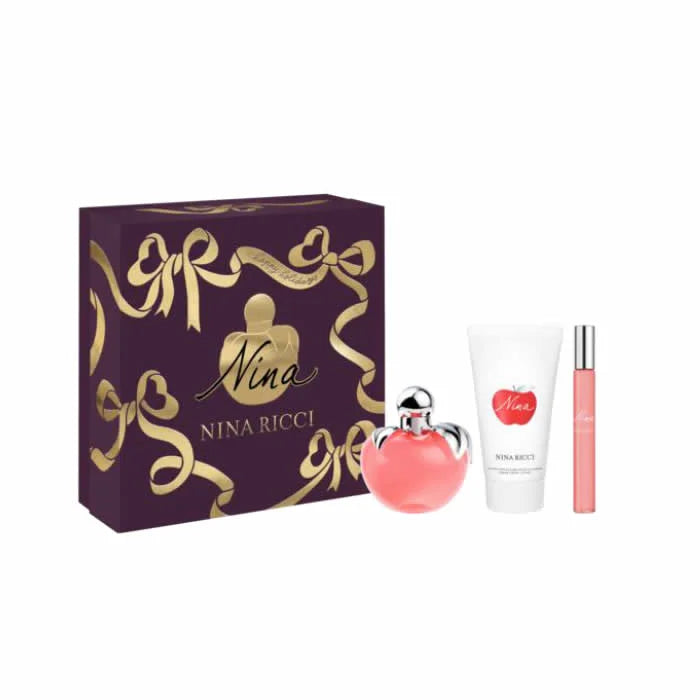 Nina Ricci Nina Eau De Toilette Spray 80ml Set 3 Parti