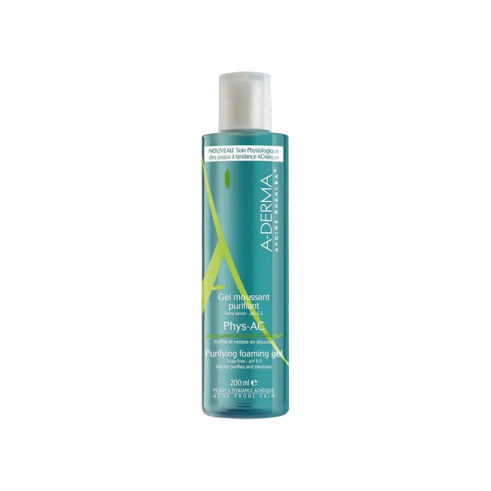 A-Derma Phys-Ac Gel Limpiador Purificante 400ml