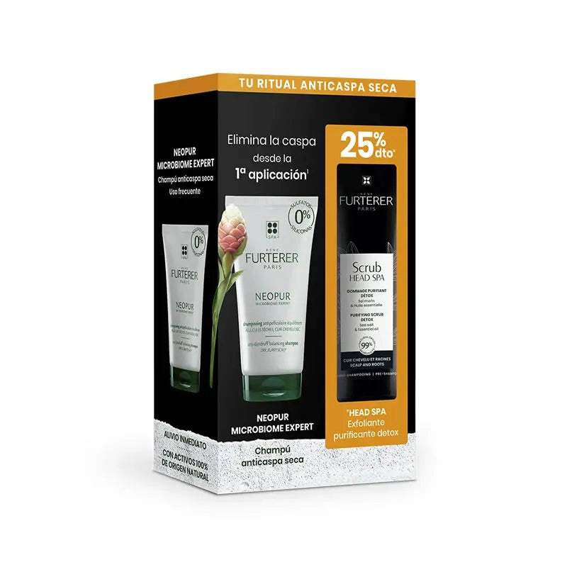 Rene Neopur Rituale Antiforfora Secca Set 2 Pezzi 150ml