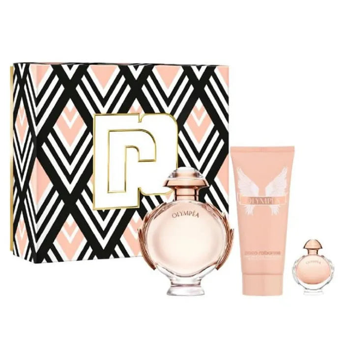 Paco Rabanne Olympea Eau De Parfum Spray 80ml Set 3 Parti