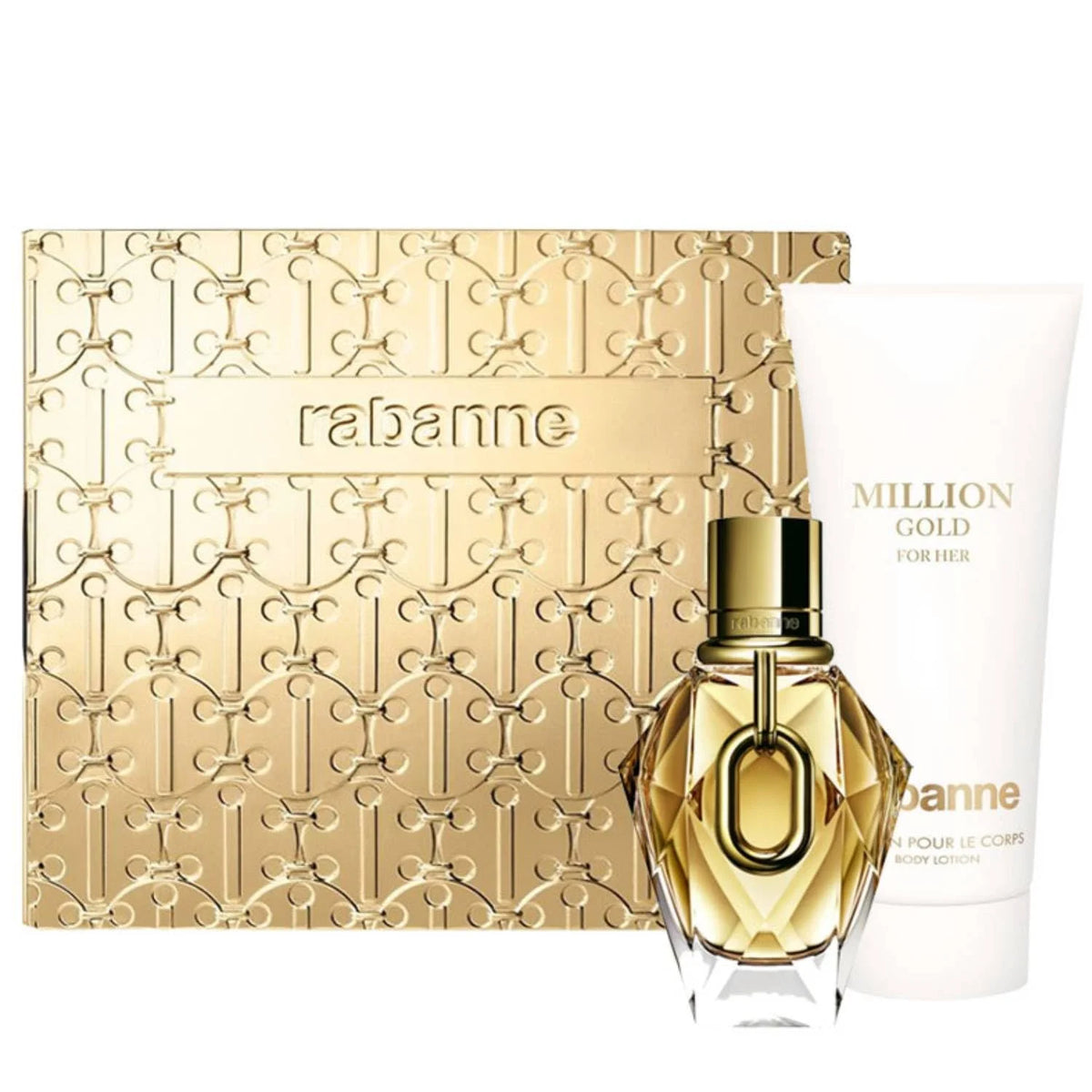 Paco Rabanne One Million Gold Eau De Parfum 50ml Spray Locion Corporal Perfumada 100ml