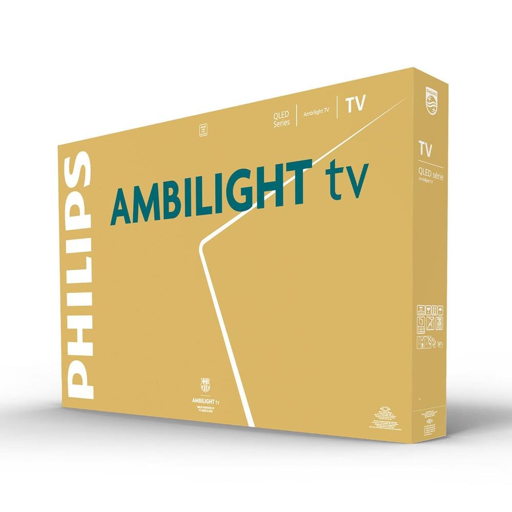 Confezione originale PHILIPS 50PUS8510/12 Ambilight TV QLED Series, design elegante per categoria televisori elettronici