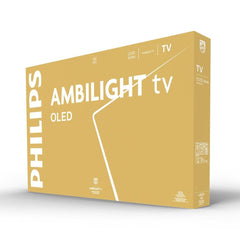 Confezione originale PHILIPS Ambilight TV OLED 55OLED770/12, design elegante per televisore 4K Ultra HD serie OLED.