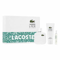 Lacoste L 12 12 Blanc Eau de Toilette Spray 100ml Set 3 Parti