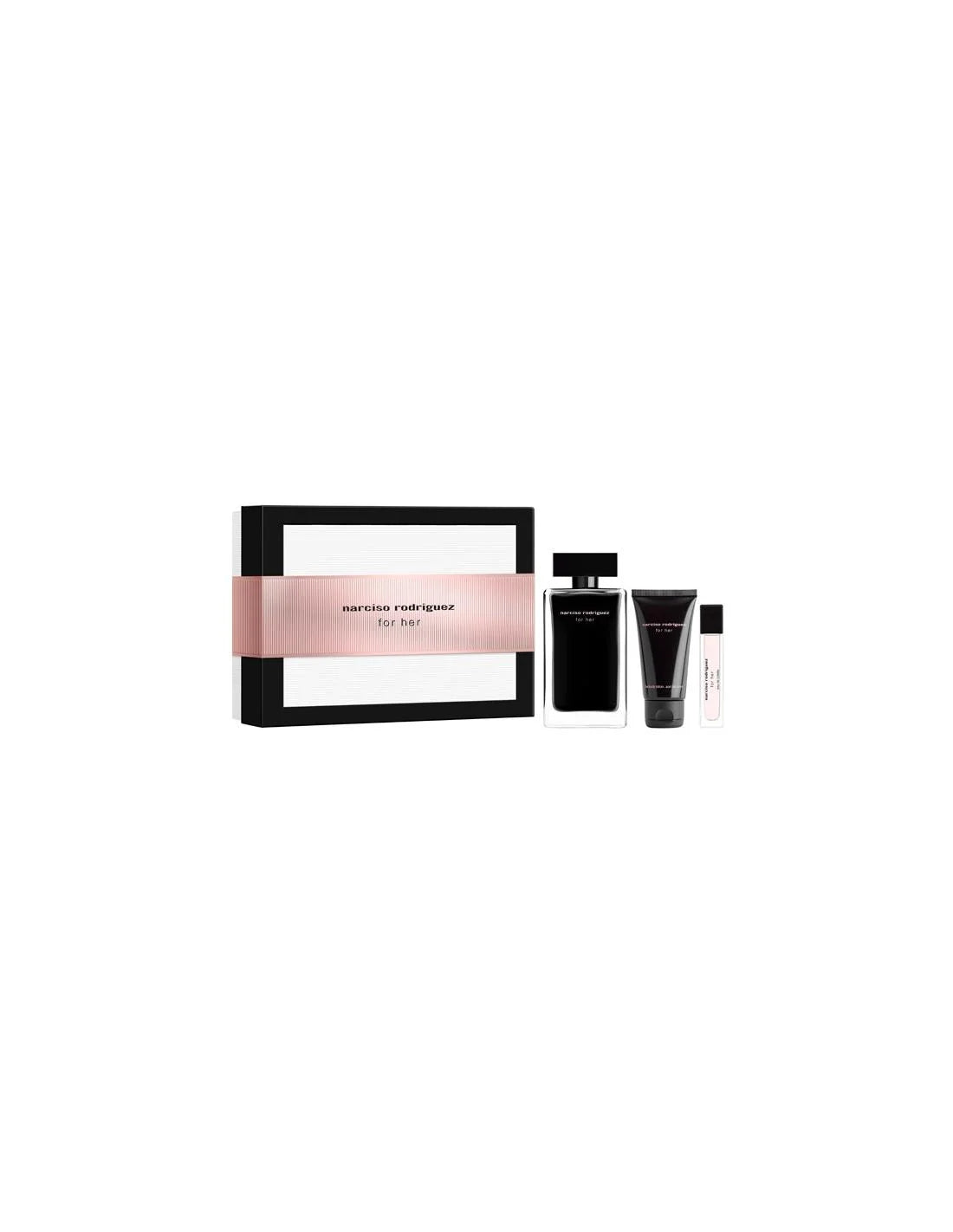 Set Narciso Rodriguez For Her Eau de Toilette 50 ml, Lozione Corpo 50 ml, Eau de Toilette 7,5 ml