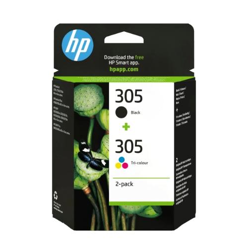 HP 34294 - HP BUSINESS 6ZD17AE, set di cartucce 305 nero e tricromia, ideale per stampanti HP, categoria elettronica e accessori stampa.