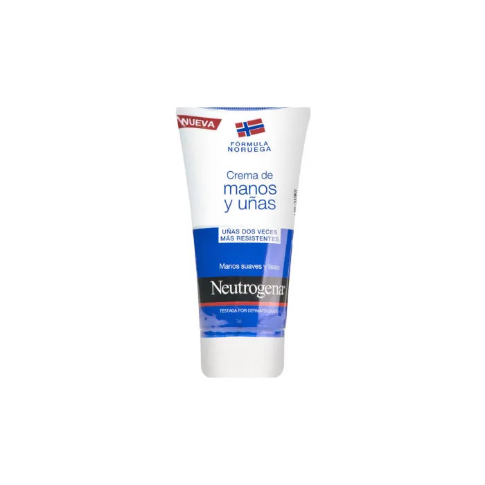 Crema mani e unghie Neutrogena 75ml, idratante e nutriente per mani morbide e unghie forti.