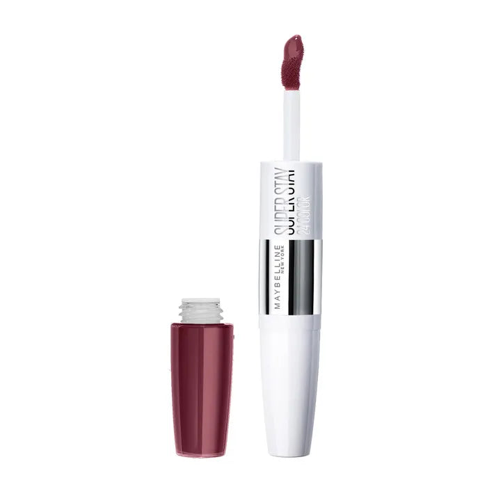 Maybelline Superstar 24 rossetto liquido 2 fasi 260 Wildberry, colore intenso e lunga durata per labbra perfette.