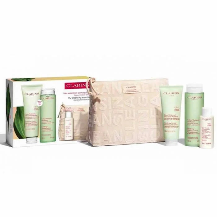 Clarins Detergente Delicato Schiumogeno Purificante 125 ml Set da 3 Pezzi