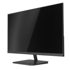 Vista laterale del monitor ATLANTIS A05-HE27VF-VHM da 27 pollici con design sottile e base stabile, perfetto per postazioni moderne.