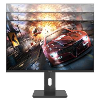 Schermo ATLANTIS A05-HX27IFD-HCM con grafica dinamica da corsa, pannello da 27'' perfetto per esperienze immersive e fluide.