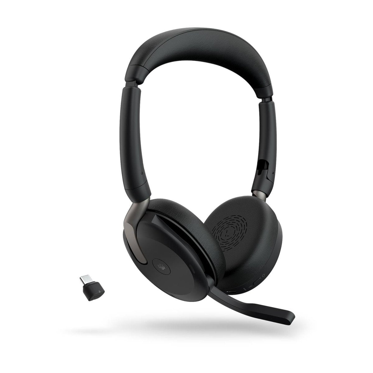 Cuffie wireless JABRA 38225 con microfono e ricevitore USB-C incluso, modello 26699-999-899 per computer e comunicazioni professionali.