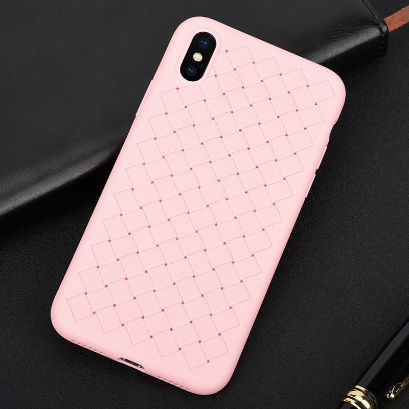 Luxury fabric grid smartphone case-InfinityMarket 