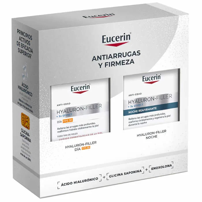 Eucerin Crema Giorno Effetto X3 Riempitivo Ialuronico SPF30 50ml Set 2 Pezzi