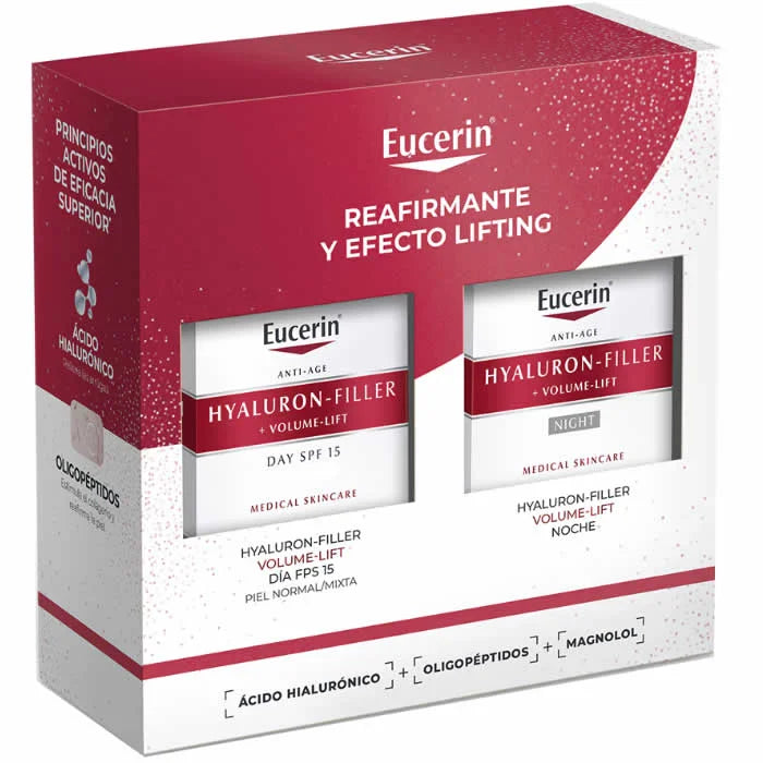 Eucerin Hyaluron Filler Volume Lift Crema Giorno con SPF15 50ml Set 2 Parti