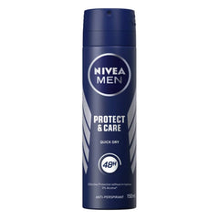 Nivea Men Protect y Care Desodorante Sin Alcohol 150ml Spray by NIVEA – 14774