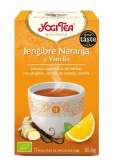 Yogi Tea Yogi Jengibre-Vainilla-Naranja 2g X 17 Bolsitas by YOGI TEA – 38071
