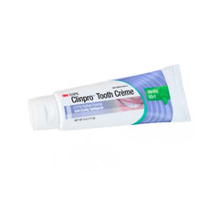 Dentifricio anti-carie Clinpro™ Tooth Crème al gusto Vaniglia Menta di 3M, in tubetto bianco e viola.