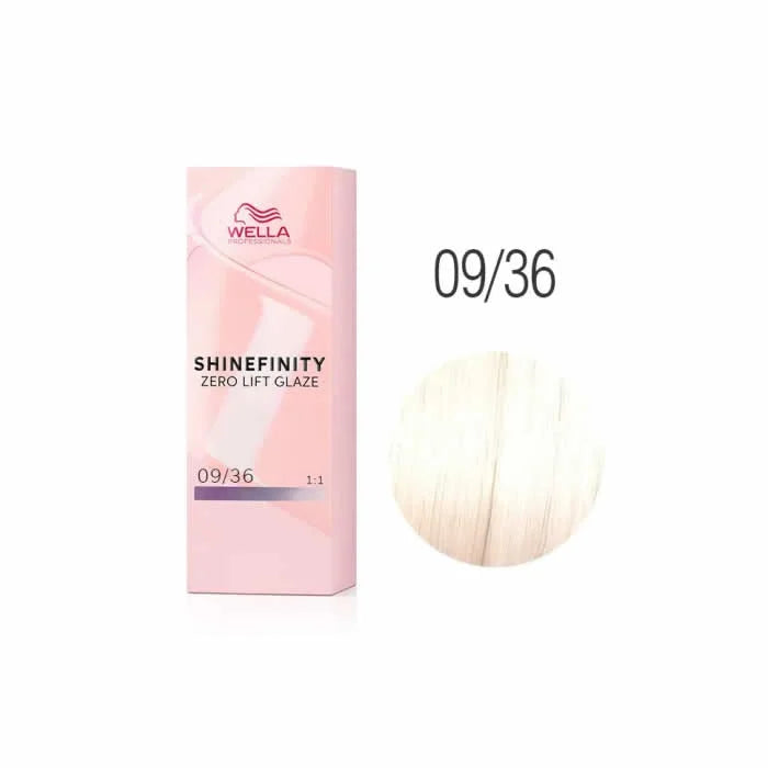 Wella Shinefinity Smalto Zero Decolorazione Vaniglia 9-36 60 ml Biondo Dorato Molto Chiaro