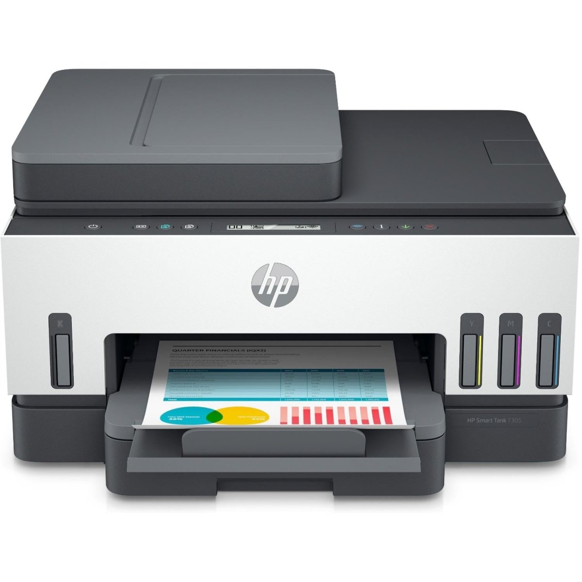 HP 41199 - HP 28B75A con stampa a colori ad alta qualità, pannello comandi intuitivo e serbatoi ricaricabili per uso intensivo in ufficio.