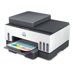 Stampante HP 41199 - HP 28B75A con design compatto e serbatoi d'inchiostro integrati, perfetta per stampa, copia e scansione ad alta efficienza.