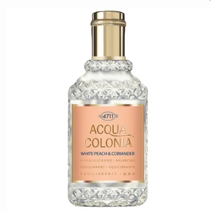 4711 Acqua Colonia White Peach & Coriander Eau De Cologne Spray 50ml - InfinityMarket - 