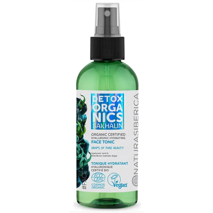 Natura Siberica Sakhalin Organic Certified Hyaluronic Hydrating Face Tonic Spray 170ml
