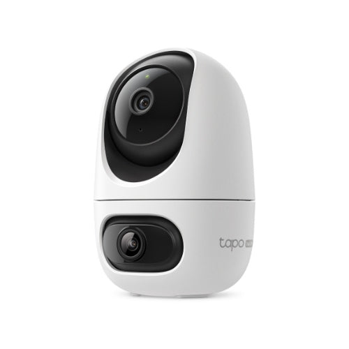 Telecamera di sicurezza IP TP-LINK Tapo C245D bianca, supporta interno, modalità giorno/notte e Wide Dynamic Range.