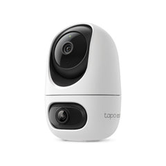 Telecamera di sicurezza IP TP-LINK Tapo C245D bianca, supporta interno, modalità giorno/notte e Wide Dynamic Range.