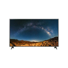 TV LG 86UR781C0LB nera, compatibile con montaggio VESA 600x400 mm, ideale per esperienze visive immersive.