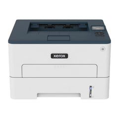 Stampante XEROX B230V_DNI blu e bianca con display, ideale per casa e ufficio, controllo a pulsante e processore veloce.