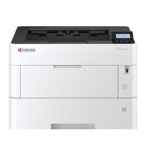Stampante Kyocera 72054 - LCD monocromatica, display integrato, design elegante per uso business, colore nero e bianco.