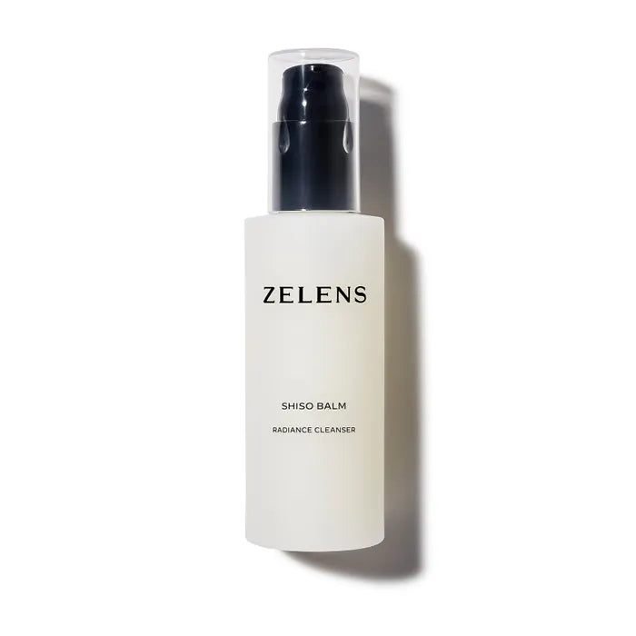 Balsamo detergente radiance Zelens Shiso, 125ml, per una pelle luminosa e pulita.
