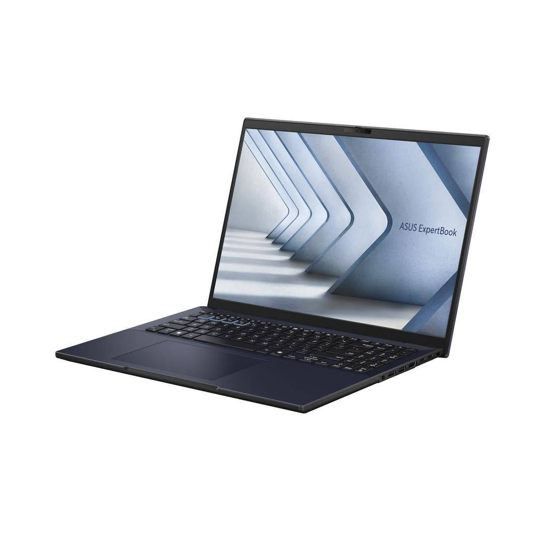 ASUS 50710 - ASUS 90NX0731-M00PN0 con display acceso e angolazione laterale, mostra la qualità costruttiva e lo stile minimalista.