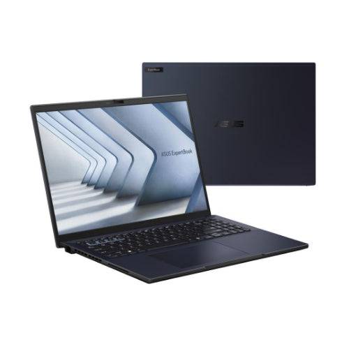 Notebook ASUS 50710 - ASUS 90NX0731-M00PN0 aperto con schermo acceso e tastiera visibile, design sottile e moderno per uso professionale.