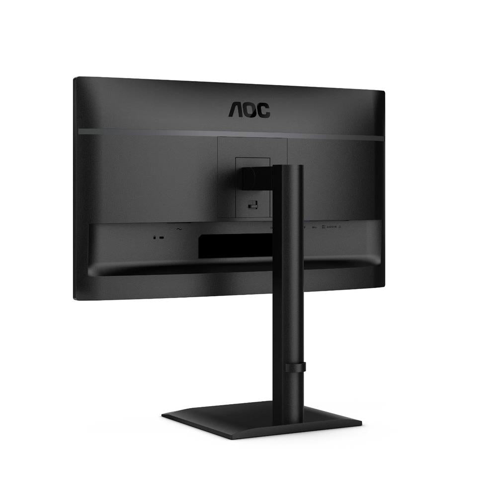 Retro del Monitor AOC 24E4U - Full HD 24 pollici con supporto regolabile in altezza e compatibilità VESA per installazioni flessibili.