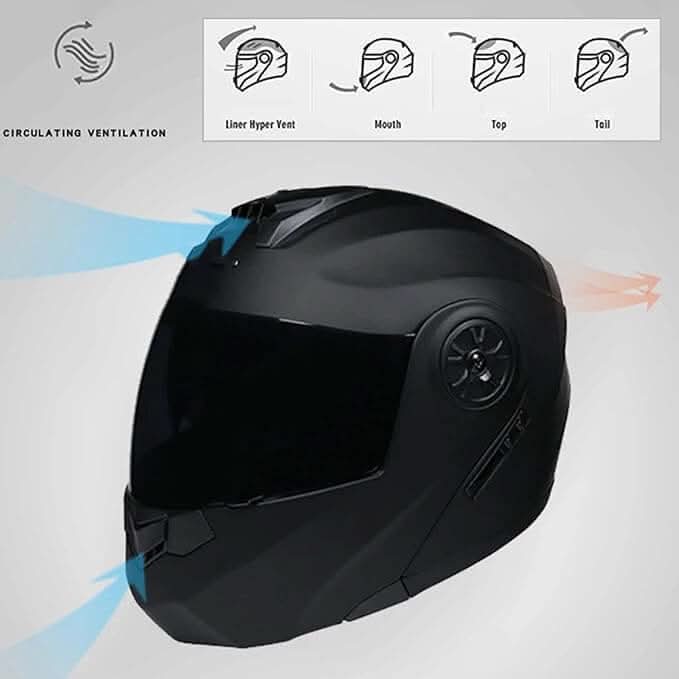 Motorcycle full-face helmets for men and women, motor