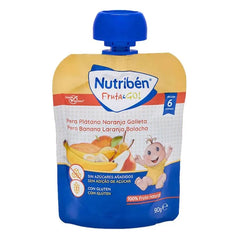 Nutribén Fruit & Go! Pera, Banana, Arancia E Biscotto 90g