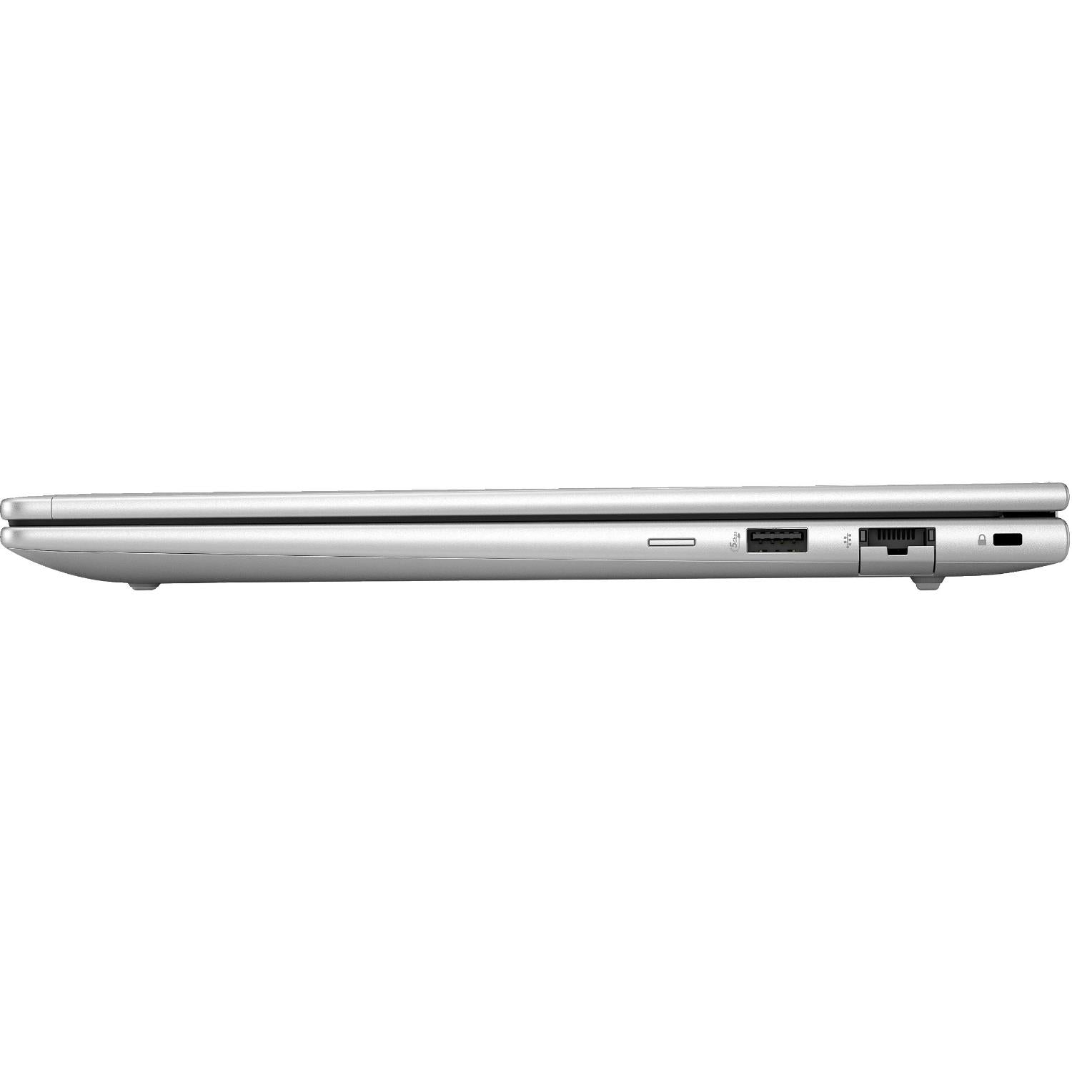 Profilo laterale del computer HP 50788 - HP AD1Q5ET con porte USB e slot di sicurezza, categoria Laptops su InfinityMarket.
