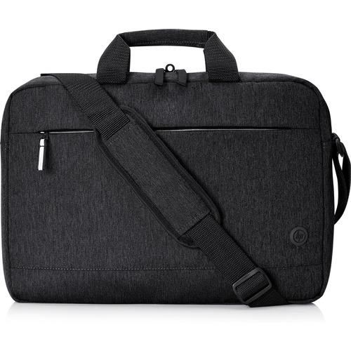 Custodia HP 1X645AA per Notebook 15.6" con tracolla regolabile e manici imbottiti, ideale per il trasporto sicuro del laptop.