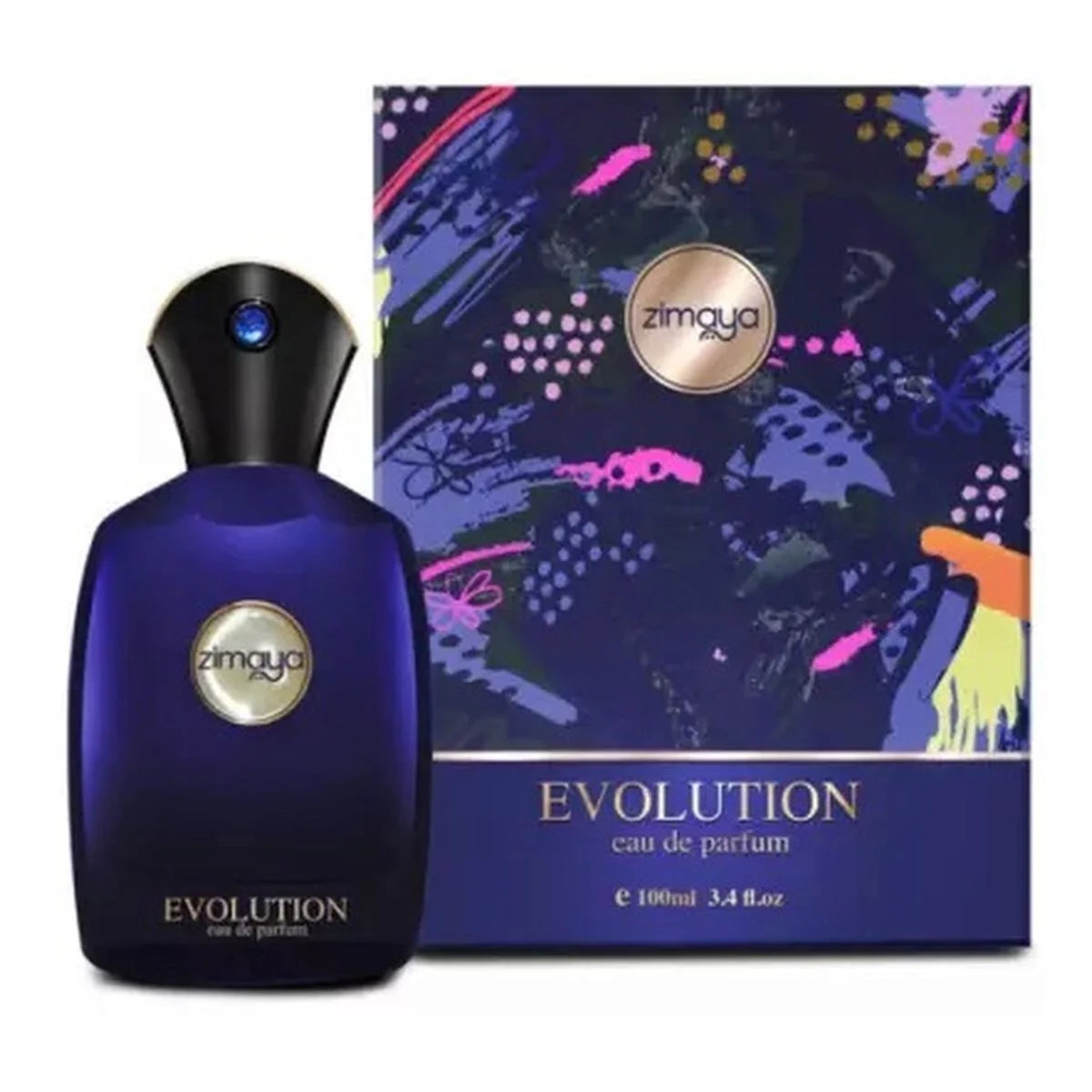 Zimaya Evolution Eau De Parfum 100ml, fragranza elegante e avvolgente per un'esperienza sensoriale unica.