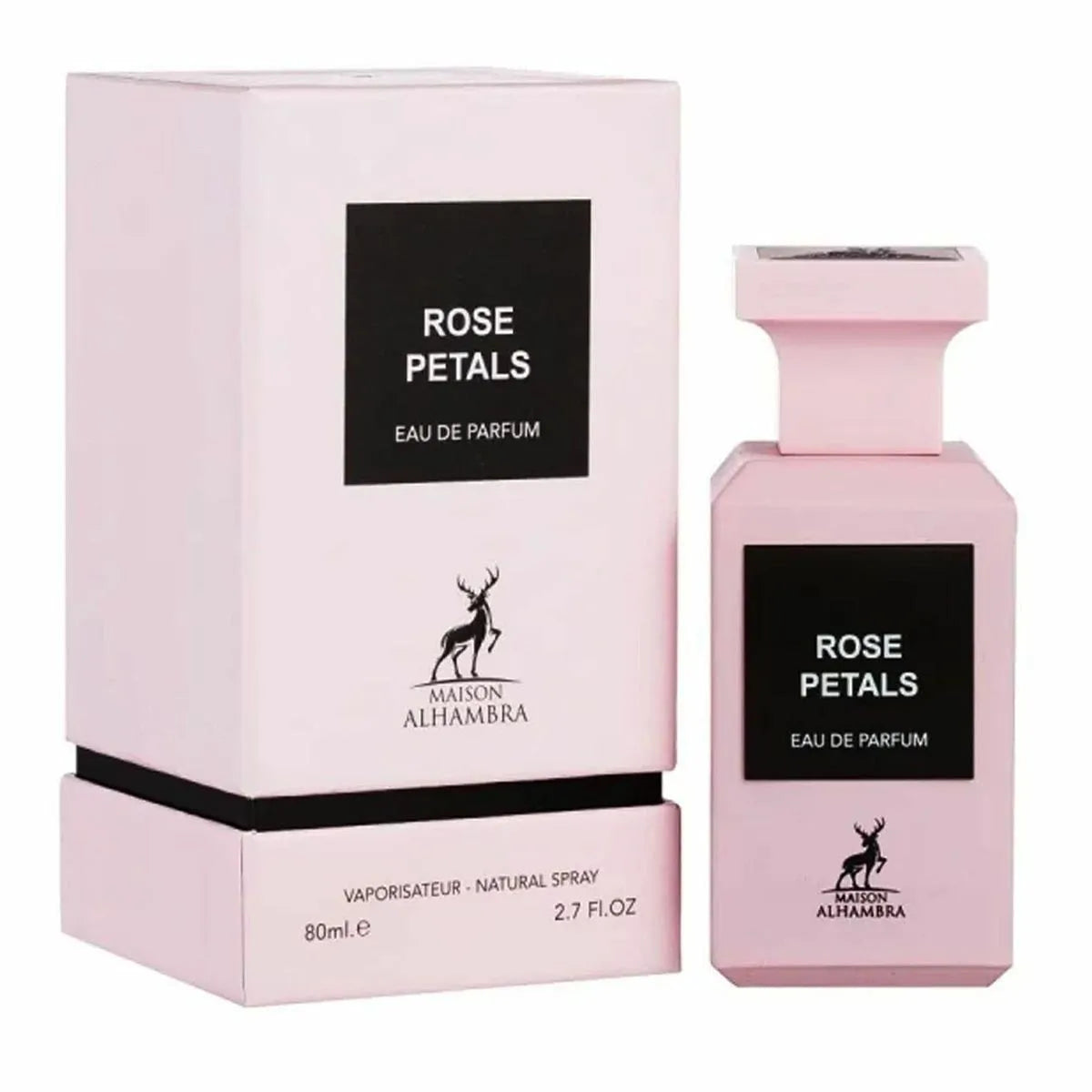 Maison Alhambra Rose Petals Eau De Parfum 80ml Spray by MAISON ALHAMBRA – 42574
