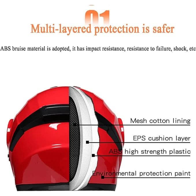 Motorcycle full-face helmets for men and women, motor