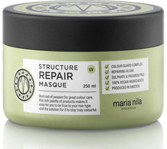 Maschera riparatrice Maria Nila Structure Repair da 250ml per capelli danneggiati e secchi.